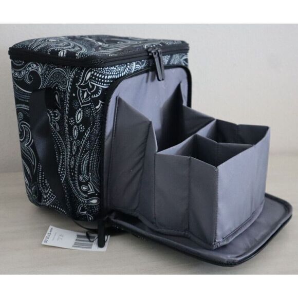 Vera Bradley 29386-12209 Stellar Paisley Lighten Up Deluxe Travel Cooler - Picture 4 of 9